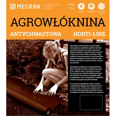 Agrowłóknina antychwastowa HORTI-LINE brązowa 3,20 m x 100 mb