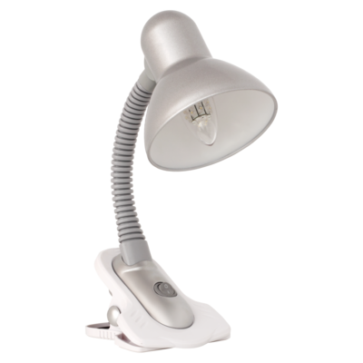 Lampka srebrna z klipsem E27 60W SUZI