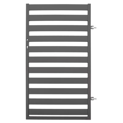 Furtka Dorian ocynk antracyt struktura 90 x 150 cm uniwersalna Polbram