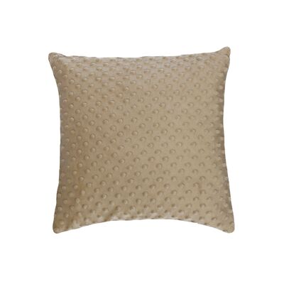 Poduszka dekoracyjna EMIL cappuccino 40 x 40 cm minky MK BETTEN