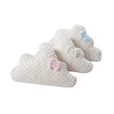Poduszka dekoracyjna CHMURKA błękit 40 x 25 cm minky MK BETTEN