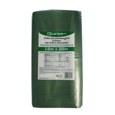 Folia paroizolacyjna Indufol zielona 0,2 mm 1,5 x 20 m Licon