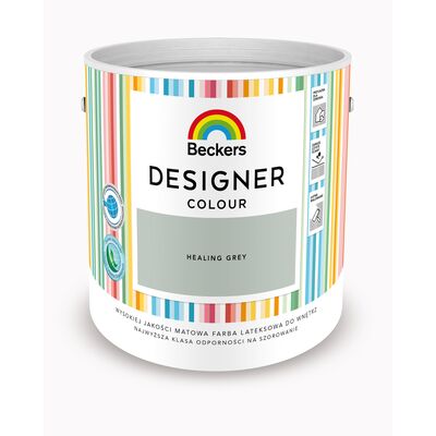 Farba lateksowa Beckers Designer Colour Healing Grey 2,5 l