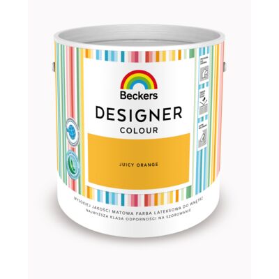 Farba lateksowa Beckers Designer Colour Juicy Orange 2,5 l