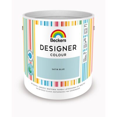 Farba lateksowa Beckers Designer Colour Satin Blue 2,5 l