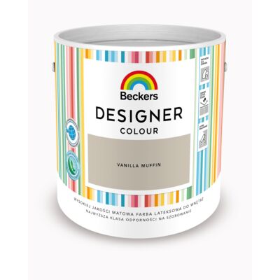 Farba lateksowa Beckers Designer Colour Vanilla Muffin 2,5 l