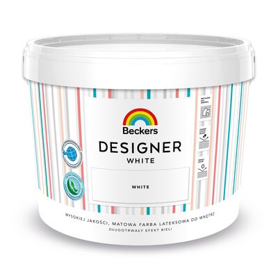 Farba lateksowa Beckers Designer White 10 l