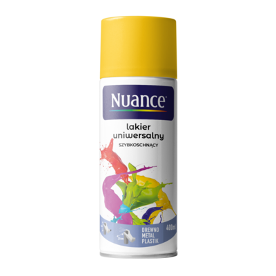 Lakier uniwersalny 1023 żółty połysk 400 ml Nuance