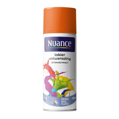 Lakier uniwersalny 2004 pomarańczowy połysk 400 ml Nuance