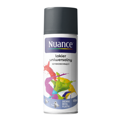 Lakier uniwersalny 7016 antracyt połysk 400 ml Nuance