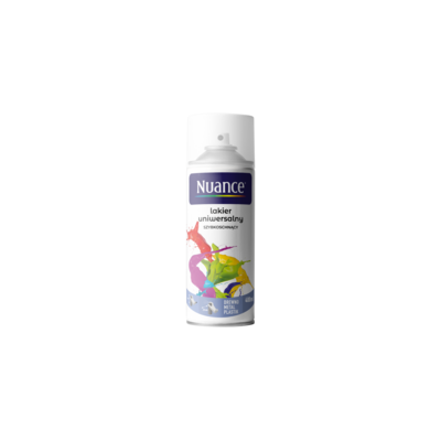 Lakier uniwersalny 9005 czarny mat 400 ml Nuance