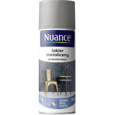 Lakier metaliczny zielony 400 ml Nuance