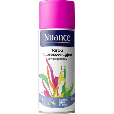 Farba fluorescencyjna szybkoschnąca żółty 400 ml Nuance
