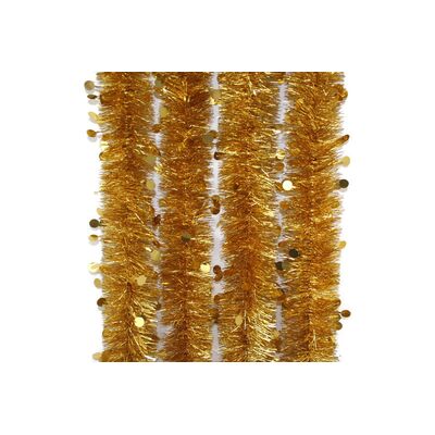 Girlanda z aplikacjami złota Ø8 cm, 2 m