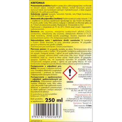 Preparat na krety i nornice Kretomax 250 ml