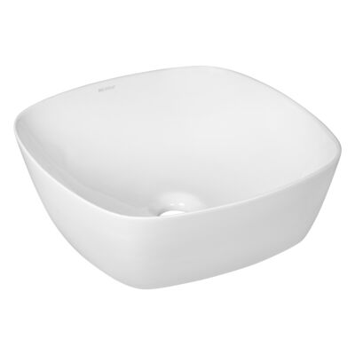Umywalka nablatowa KR 650 WH biała KERRA