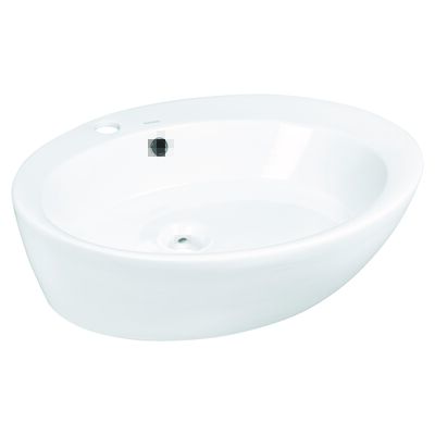 Umywalka nablatowa KR-726 biała KERRA