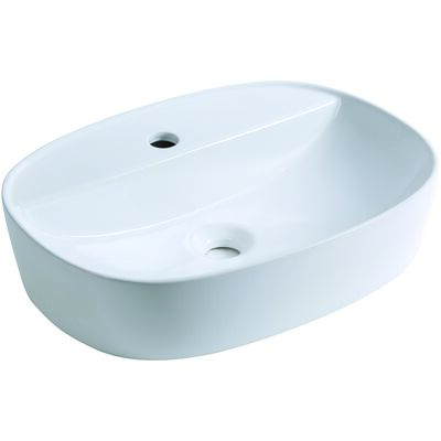 Umywalka nablatowa KR-860 biała KERRA