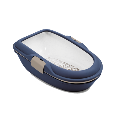 Kuweta FURBA z sitkiem 39 x 59 x 22 cm granatowa ZOLUX