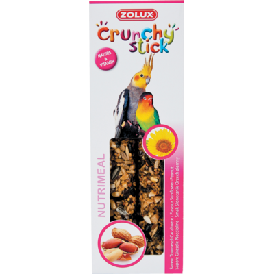 Pokarm dla dużych papug słonecznik/orzech ziemny CRUNCHY STICK 115 g ZOLUX