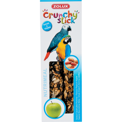 Pokarm dla papug orzech ziemny/jabłko CRUNCHY STICK 115 g ZOLUX