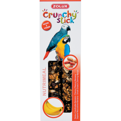 Pokarm dla papug orzech ziemny/banan CRUNCHY STICK 115 g ZOLUX