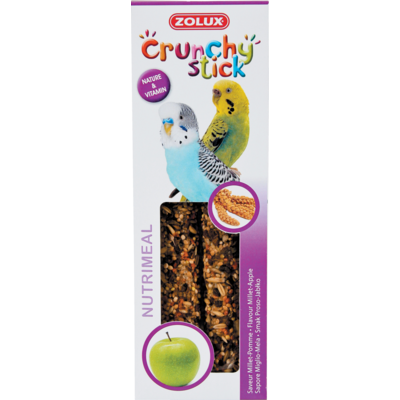 Pokarm dla papug mała proso/jabłko CRUNCHY STICK 85 g ZOLUX