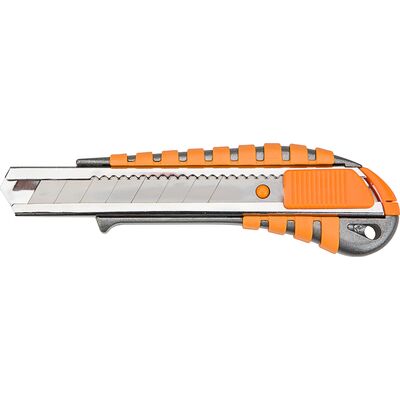 Nóż z ostrzem łamanym 18 mm, metalowy korpus NEO