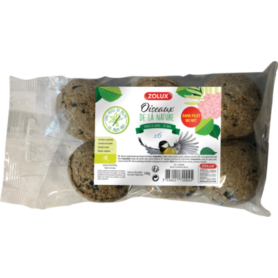 Kule tłuszczowe 6 sztuk 540 g ZOLUX
