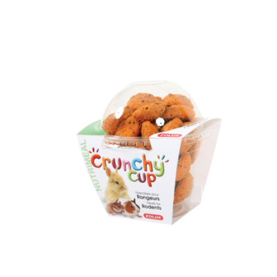 Przysmaki dla gryzonia CRUNCHY CUP CANDY marchewka/siemię lniane 200 g ZOLUX