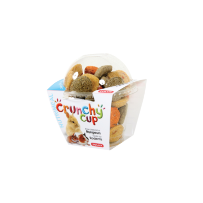Przysmaki dla gryzonia CRUNCHY CUP CANDY naturalny/marchewka/lucerna 200 g ZOLUX