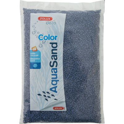 Podłoże akwariowe Aquasand Color błękit ultramarynowy 1 kg ZOLUX