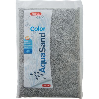 Podłoże akwariowe Aquasand Color pastelowa szarość 1 kg ZOLUX