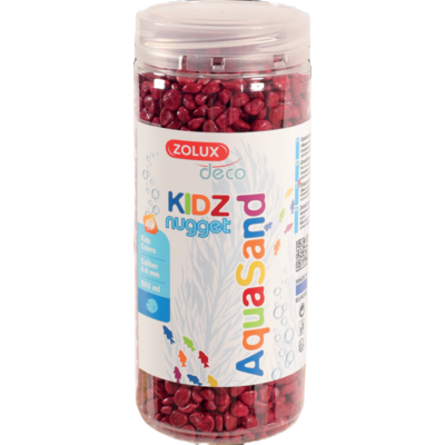 Podłoże akwariowe Aquasand KIDZ Nugget 500 ml kolor czerwony ZOLUX