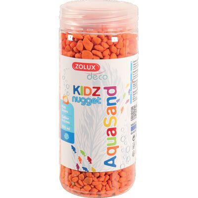 Podłoże akwariowe Aquasand KIDZ Nugget 500 ml kolor pomarańczowy ZOLUX