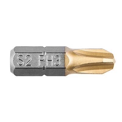 Końcówka wkrętakowa PH3 x 25 mm, 2 sztuki GRAPHITE