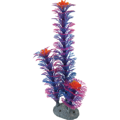 Ozdoba roślina niebieska M 22 cm ZOLUX