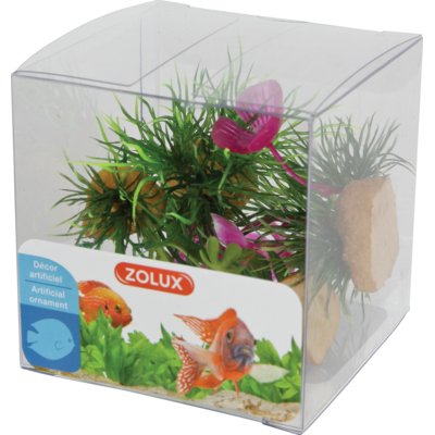 Dekoracje roślinne mix x 4 sztuki zestaw 1 ZOLUX