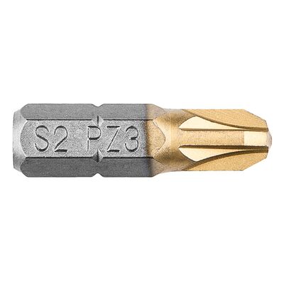 Końcówka wkrętakowa PZ3 x 25 mm, 2 sztuki GRAPHITE