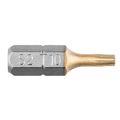 Końcówka wkrętakowa TX10 x 25 mm, 2 sztuki GRAPHITE