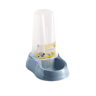 Dystrybutor pokarmu/wody BREAK 0,65 l niebieski ZOLUX