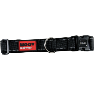 Obroża regulowana MOOV 40 mm czarny ZOLUX