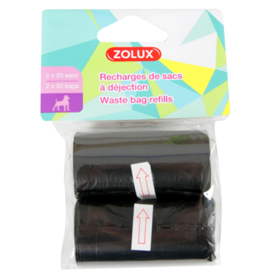 Woreczki na odchody 2 x 20 sztuk ZOLUX