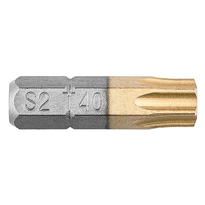 Końcówka wkrętakowa TX40 x 25 mm, 2 sztuki GRAPHITE