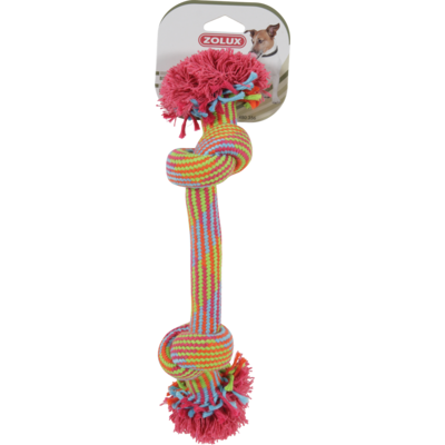 Zabawka sznurowa 2 węzły kolorowa 25 cm ZOLUX