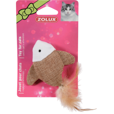 Zabawka dla kota - ryba z piórkiem 7,5 cm ZOLUX