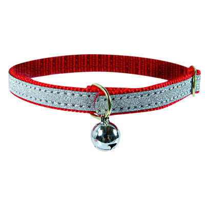 Obroża połyskująca 30cm – czerwony ZOLUX