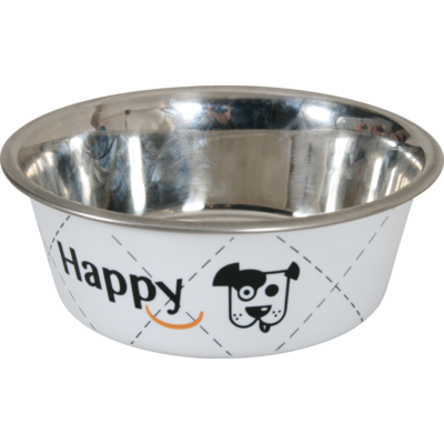 Miska Inox HAPPY 0,4 l biały ZOLUX