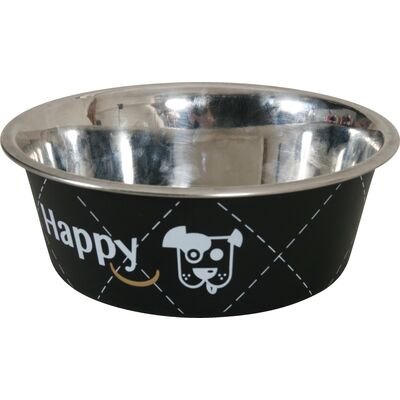 Miska Inox HAPPY 0,8 l czarny ZOLUX