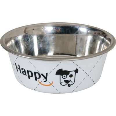 Miska Inox HAPPY 1,5 l biały ZOLUX